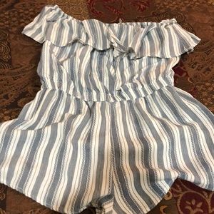 striped romper